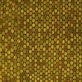 thumbnail image 1 of Ahgly Company Machine Washable Indoor Square Abstract Yellow Modern Area Rugs, 8' Square, 1 of 4