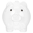 thumbnail image 1 of Shisuyan Tirelire Transparente en Forme de Cochon Pot d'Argent Décoratif Pot de Rangement Décor de Bureau, 1 of 8