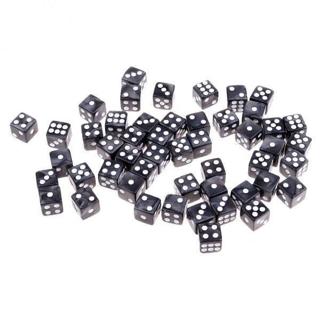 Dados Acrílicos Strade Fareast Limited de Seis caras 6x50 Uds. color Gris 12mm