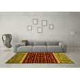thumbnail image 3 of Ahgly Company Indoor Rectangle Abstract Yellow Modern Area Rugs, 5' x 7', 3 of 4