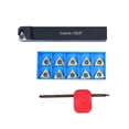 thumbnail image 3 of Accusize - 3/4" Shank Indexable Thread Tool Set, 12ps UN External Thread Right, #0028-0283, 3 of 12