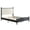 C, variant on Tulib Queen Vintage Spindle Bed Frame with Padded Headboard, Platform Bed Frame for Bedroom and Apartment, Wood Slat Support, No Box Spring Needed, Brown