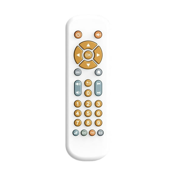 Baby TV Remote Control Learning Toy - Sound & Light Educational Game for Toddlers, Early Cognitive Development Ages 1+