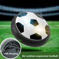 thumbnail image 5 of Balón de fútbol alimentado por USB con luces LED y música Fútbol reutilizable con parachoques de espuma de PE Regalo de fútbol creativo Juegos de interior para niños niñas de 3 años o más JM Juguete, 5 of 5