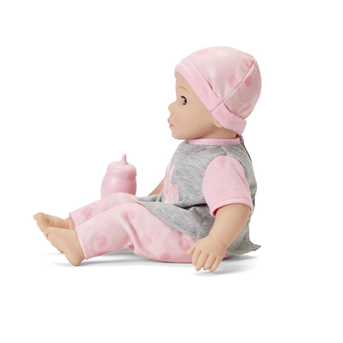 Madame Alexander 14-Inch Sweet Smiles Baby Doll, Pink Bunny, Light Skin Tone