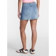 thumbnail image 3 of No Boundaries Three Button Mini Skort, Women's Sizes 00-20, 3 of 5