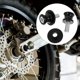 thumbnail image 5 of 1 par de carretes de motocicleta Slider Soporte Tornillos Prácticos Guía Roller Slider Uñas, 5 of 5