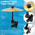 thumbnail image 5 of Car Crash Cymbal, 2025 Car Cymbal Air Vent, Mini Drum Crash Cymbal For Car- Vent, Make Your Driving More Fun, Suitable For All Types Of Vehicles(COLOR:Gold), 5 of 10