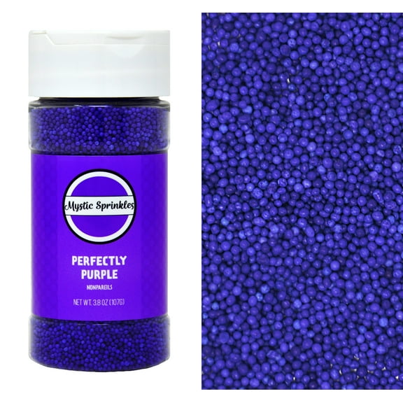 Mystic Sprinkles Perfectly Purple Nonpareils 3.8 oz.
