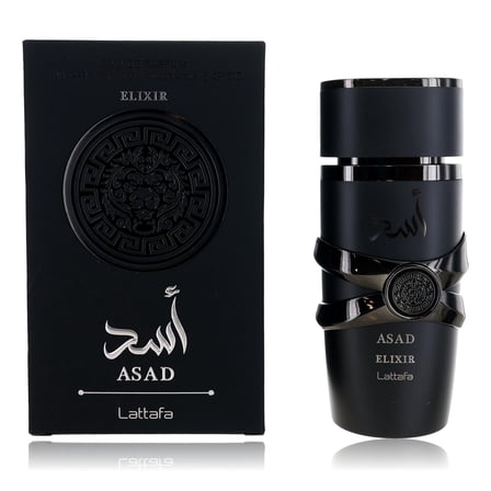 Asad Elixir by Lattafa, 3.4 oz EDP Spray for Men