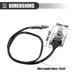 thumbnail image 5 of Sensor de óxido de nitrógeno ascendente Unique Bargains para Dodge para Ram 2500 2013-2018 No.68210084AA tono negro plateado gris, 5 of 7