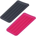 thumbnail image 1 of Bolsa de silicona resistente al calor, alfombrilla térmica portátil para peinar, funda para almohadilla de rizador, funda de viaje para plancha de pelo, para plancha y rizador., 1 of 4