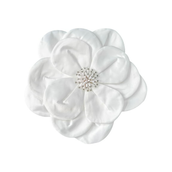 AOOOWER 3D Floral Brooch Pin Soft Comfortable Flower Shaped Corsage for Party Attireyle