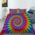 thumbnail image 1 of High Quality Bedding Sets Colorful Bed Cover 3D Decorative Pattern Printed Home Bed Clothes 2/3 Pcs Home Textiles,California King (98"x104"), 1 of 4
