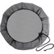 thumbnail image 1 of 2 piezas de cubierta de red para cubo de recolección de agua de lluvia con cordón ajustable para evitar mosquitos, hojas, escombros, accesorios para la lluvia (negro, 80 cm), 1 of 4