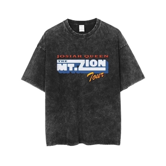 Josiah Queen The Mt. Zion Tour Shirt Man Short Sleeve Tee Casual T-Shirts Cloth