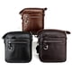 thumbnail image 4 of Bolso bandolera de gran capacidad para hombre, 100 % piel auténtica, informal, de hombro, moderno, tipo bandolera para teléfono, para viajes, 4 of 4