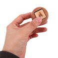 thumbnail image 2 of MOVTOTOP Mahjong Wind Indicator Crafted from Durable Wood for Home Game Play with Classic Design and Coffee Color 4.5x3.2 Inches, 2 of 7