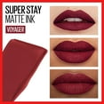 thumbnail image 2 of Maybelline New York SuperStay Matte Ink Liquid Lipstick Makeup, Long Lasting, High-Impact Lip Colour, Up to 16 hours, voyager ,5 ml, 2 of 9