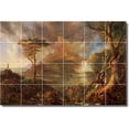 thumbnail image 1 of Ceramic Tile Mural-Thomas Cole Landscapes Painting 430. 36" w x 24" h using (24) 6 x 6 ceramic tiles, 1 of 3