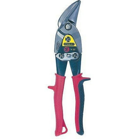 Stanley Maxsteel Aviation Snip, Offset Left, 14-567