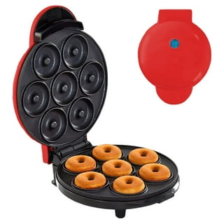 Courant Mini Donut Maker Machine, Makes 7 Doughnuts - Red : Target