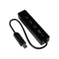 thumbnail image 4 of StarTech.com 4-Port USB 3.0 Hub with Built-in Cable - SuperSpeed Laptop USB Hub - Portable USB Splitter - Mini USB Hub (ST4300PBU3) - Hub - 4 x SuperSpeed USB 3.0 - desktop - for P/N: FCREADMICRO3, MSDREADU3CA, 4 of 6