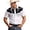 Black*, variant on RUTAYY Men's Shirts Cowboy Style Short Sleeve Turndown Collar Button Down Fashion Printed Casual Breathable Summer Tops Classic Holiday Blouse