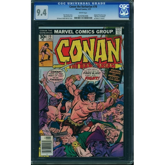 Conan the Barbarian #70 - CGC 9.4 Comic Book