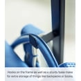 thumbnail image 4 of Yamazaki Home Kids' Rolling Coat Rack, Black, Steel, Supports 35.2 pounds, Wheels, 4 of 7