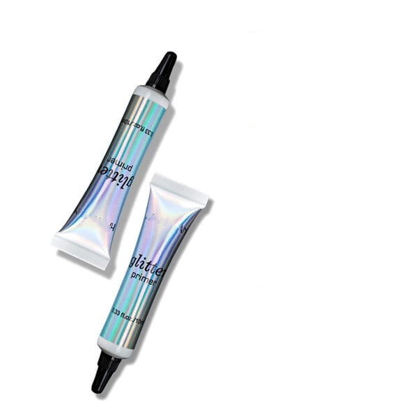 MAEPEOR Pegamento cosmético con purpurina de larga duración, gel de imprimación con purpurina, impermeable y a prueba de manchas, pegamento base para cuerpo, ojos, cara, labios con purpurina, joyas pa
