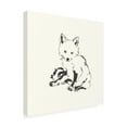 thumbnail image 2 of Chris Paschke 'Line Fox' Canvas Art, 2 of 3