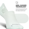 thumbnail image 5 of Feetures Elite Light Cushion Invisible Socks - Anti-Slip Sport Sock Liner with Targeted Compression - Mint , Medium (1 Pair), 5 of 7