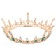 thumbnail image 2 of 1 unid novia novia cristal antiguo cobre forma redonda estilo barroco corona, 2 of 7