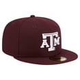 thumbnail image 3 of Men's New Era Maroon Texas A&M Aggies 59FIFTY Fitted Hat, 3 of 6