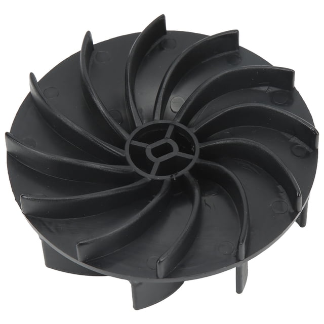 Vac Impeller Fan Black ABS Leaf Blower Piezas de vacío 125 0494 Reemplazo para soplador eléctrico Toro
