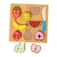 thumbnail image 1 of Rompecabezas de madera para cortar, juguete de aprendizaje Montessori, juguete de cocina de madera para cortar fruta, 1 of 9