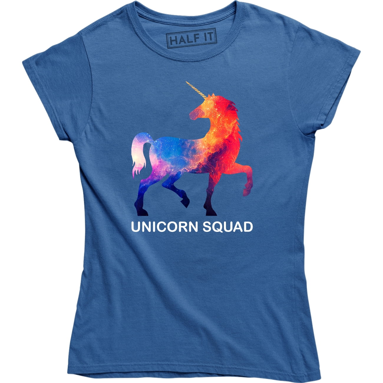 Unicorn Squad Women's T-Shirt Fantasy Rainbow Magical Cute Fairy Tale Shirt 