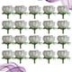 thumbnail image 4 of 50 rosas artificiales de imitación para San Valentín, regalo realista para bodas, fiestas, festivales y decoración del hogar (plateadas)., 4 of 6