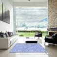 thumbnail image 7 of Ahgly Company Machine Washable Indoor Rectangle Transitional Sky Blue Area Rugs, 3' x 5', 7 of 7