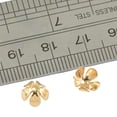 thumbnail image 3 of 50 Uds 8mm Accesorio de Joyería de Moda Aleación Flor Espaciado Rondelle Color Dorado, 3 of 3