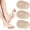 Skin-3 Pairs Open Toe, variant on 3 Pairs Women's Toe Topper Socks Non Slip Toe Cover No Show Half Socks with Cushion Pad