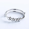 thumbnail image 3 of Anillos giratorios de cuentas para mujer, anillo giratorio de bobina única, anillo de cuentas antiestrés y ansiedad, anillo de apertura de la paz, joyería, 3 of 5