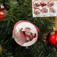thumbnail image 2 of KOYPTL 6Pcs 3.15In Christmas Ball Ornaments Set for Tree with Definition Color Printed,Hanging Bulbs Pendants for Christmas Tree Porch Yard Holiday Decorations for Xmas Birthday Home Party Supplies, 2 of 6