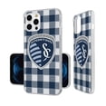 thumbnail image 2 of Sporting Kansas City iPhone Plaid Design Clear Case, 2 of 7