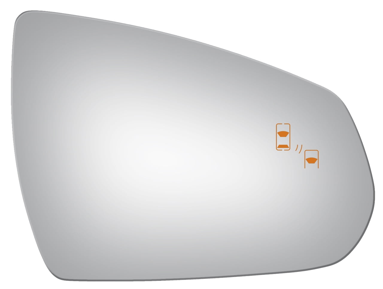 Burco 5413B Convex Passenger Side Replacement Mirror Glass for 2013