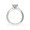 thumbnail image 2 of 1.00 Ct Brilliant Heart Cut Genuine Diamond Sparkle Solitaire Engagement Ring for Women Solid 14K White Gold Size 6.5, 2 of 6