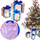 thumbnail image 5 of Adorno Navideño Cajas Regalo Iluminadas Navideñas Juego 3 Con Lazo Iluminado, 5 of 9
