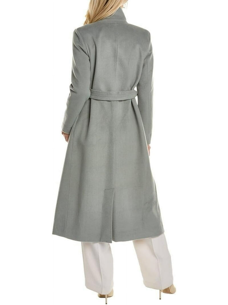 Kenneth Cole New York Women's Sage Maxi Wool Jacket with Stand-up