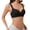 Black, variant on Jelly Sports Bras for Women Soft Cloud Full Coverage Unlined Wireless Plus Size Daily Lingerie Smooth Seamless Underwear Bra Brown - C